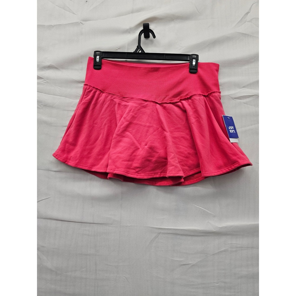 JoyLab Azalea Pink Fleece Skort‎ XXL Athletic Skirt with Shorts F16826606 NEW